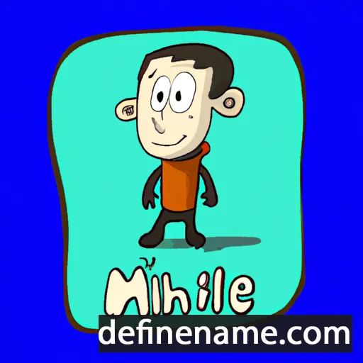 cartoon of the name Mihel