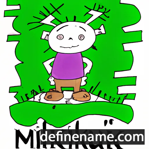 cartoon of the name Mihkku