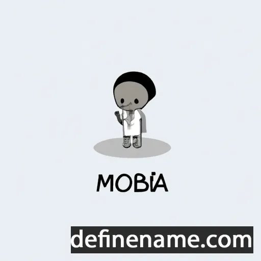 cartoon of the name Mihobisoa