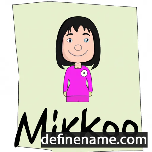 cartoon of the name Mihoko