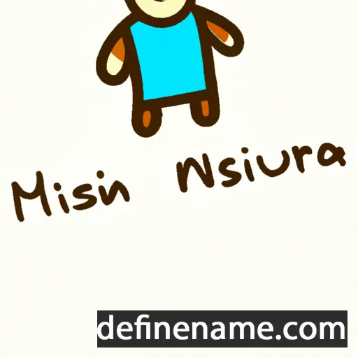 cartoon of the name Mihr-un-nissa