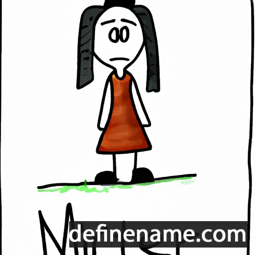 cartoon of the name Mihret