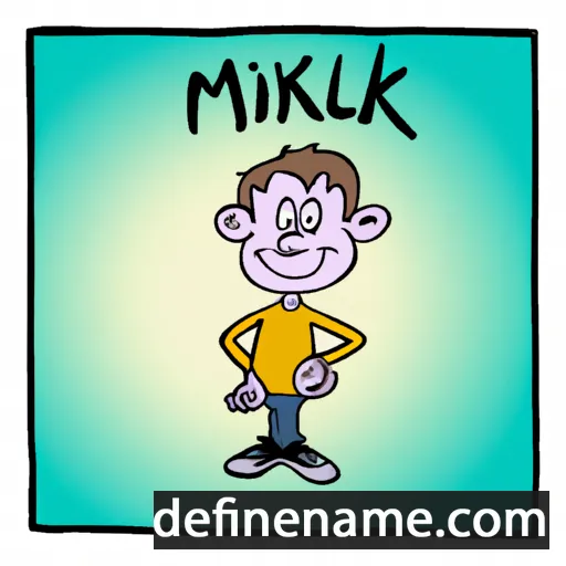 cartoon of the name Miikael