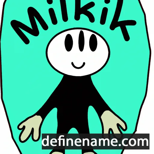 cartoon of the name Miikkali