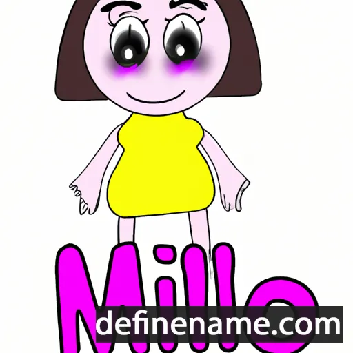 cartoon of the name Miili