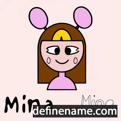 cartoon of the name Miina