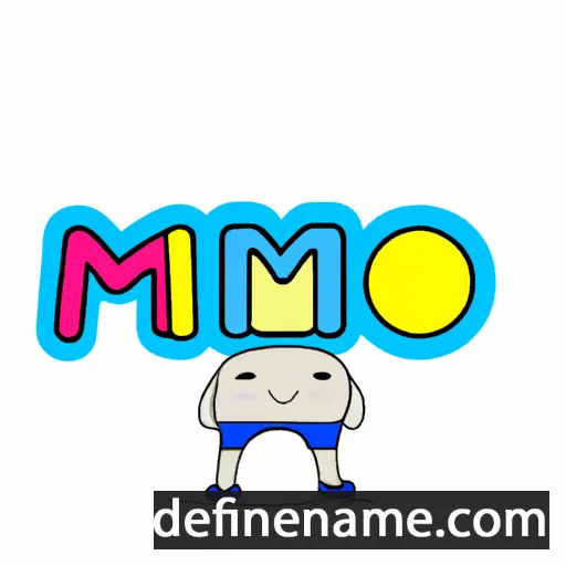 cartoon of the name Miio