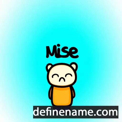 cartoon of the name Miise