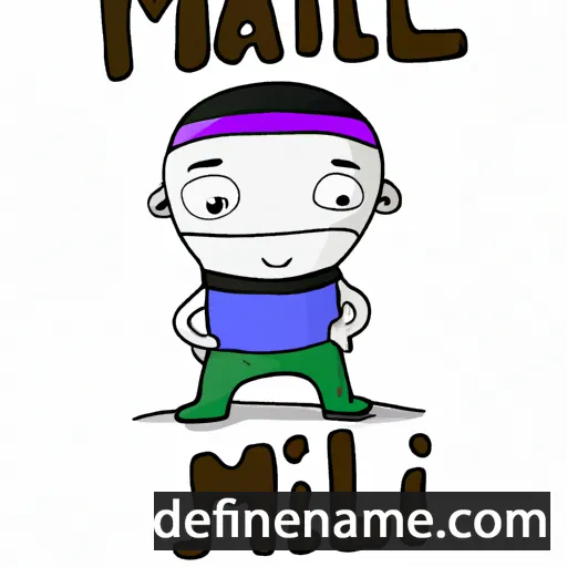 cartoon of the name Mijaíl