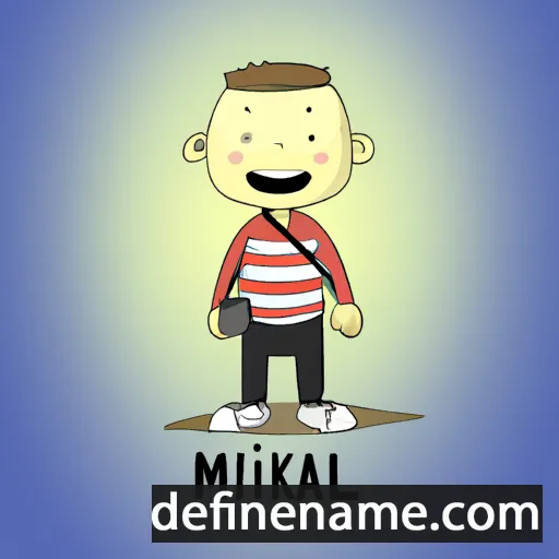 cartoon of the name Mikál