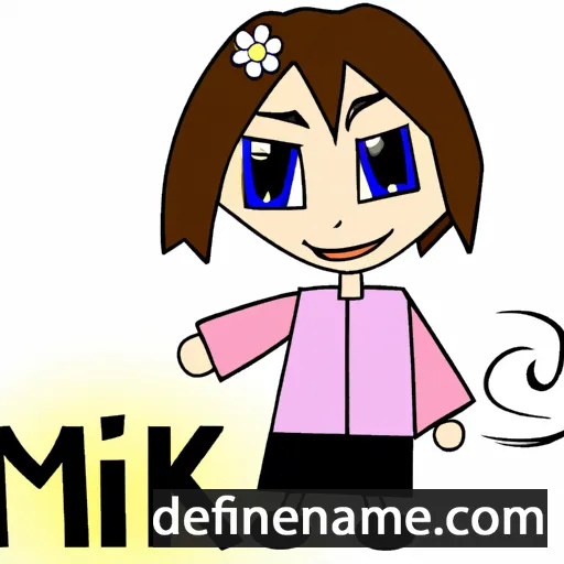 cartoon of the name Mika