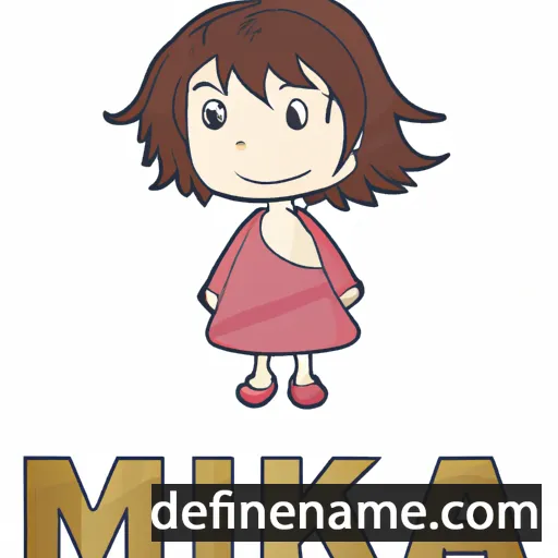 cartoon of the name Mika