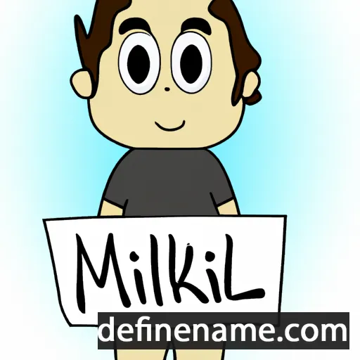 cartoon of the name Mikaël