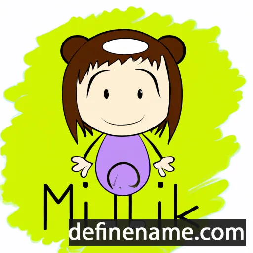 cartoon of the name Mikai