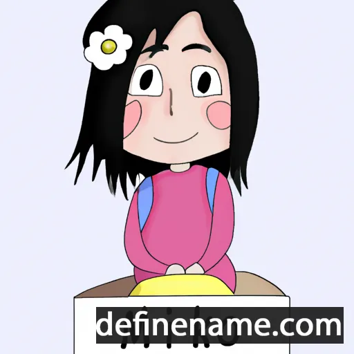 cartoon of the name Mikako