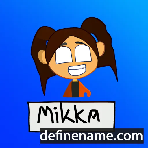 Mikalia cartoon