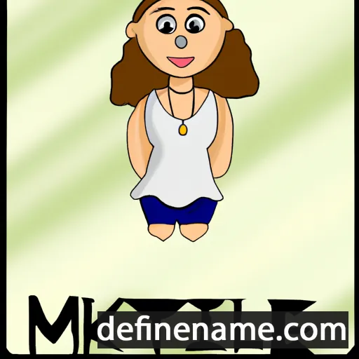 cartoon of the name Mikelitza