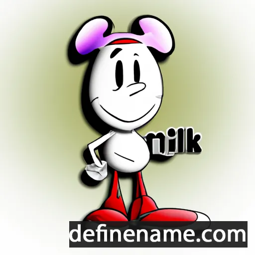 cartoon of the name Mikili