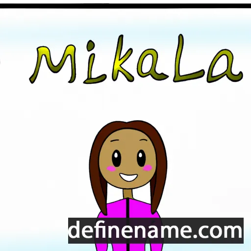 Mikkayla cartoon