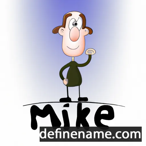 cartoon of the name Mikke