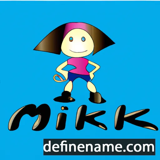 cartoon of the name Mikki