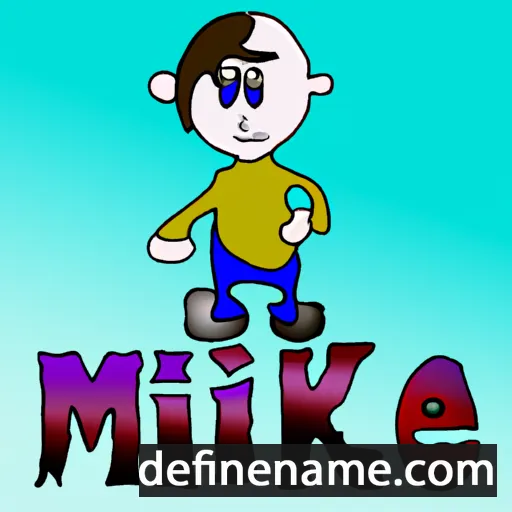 cartoon of the name Mikkiel