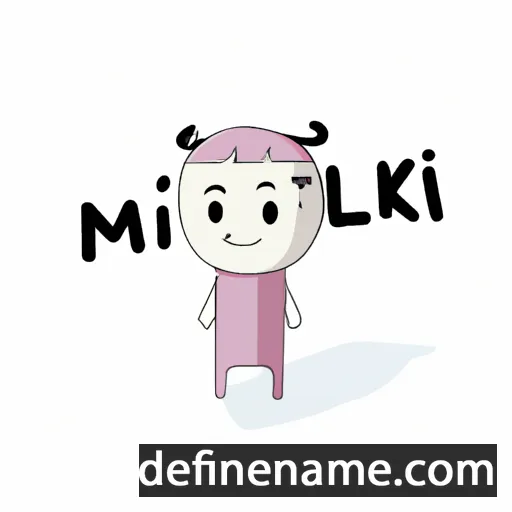 cartoon of the name Mikku