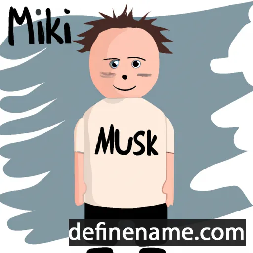 cartoon of the name Miksu