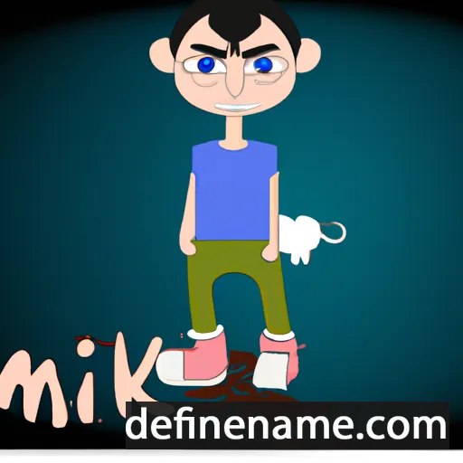 cartoon of the name Mikul