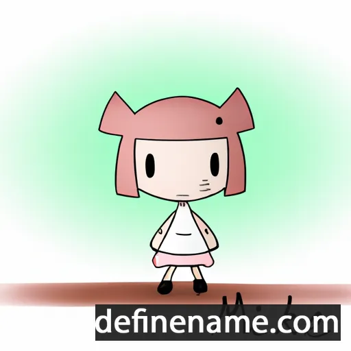 cartoon of the name Mikune