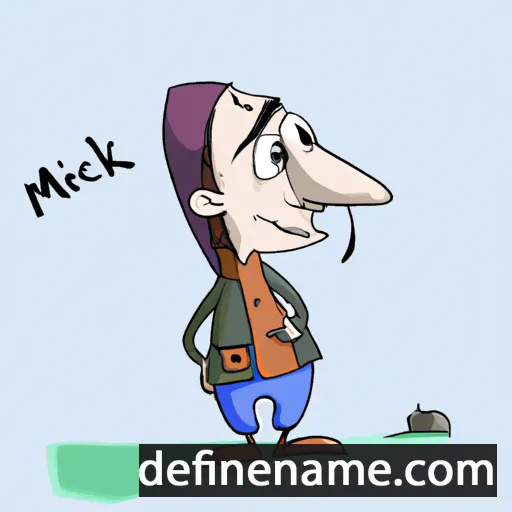 cartoon of the name Mikvor