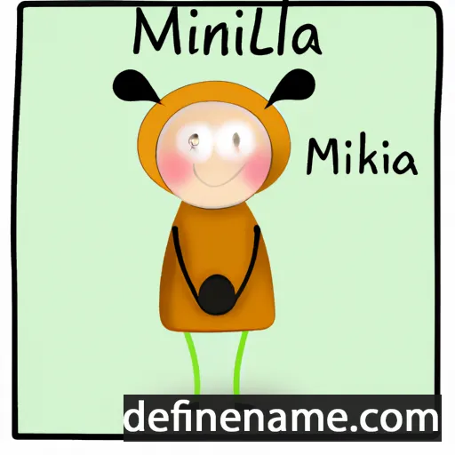 cartoon of the name Miłochna