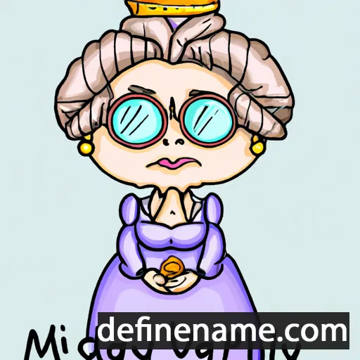 cartoon of the name Milady