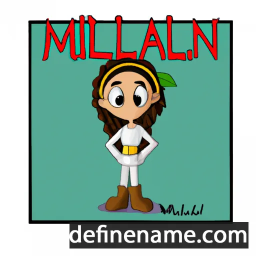 cartoon of the name Milanni