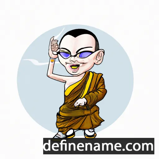 cartoon of the name Milarepa