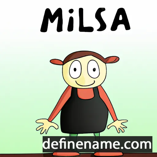 cartoon of the name Milašin