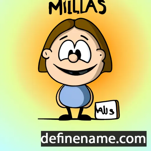 cartoon of the name Milas