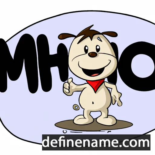 cartoon of the name Milcho