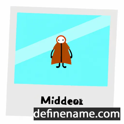 cartoon of the name Mildress