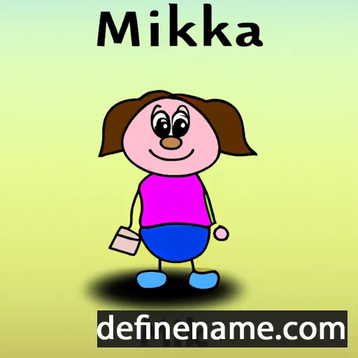 Milenka cartoon