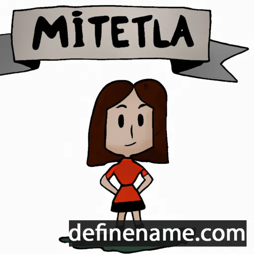 cartoon of the name Miletta