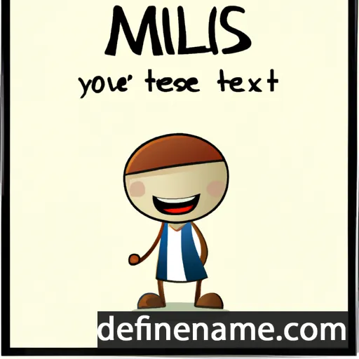 cartoon of the name Miletus