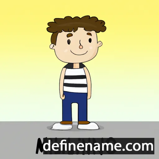 cartoon of the name Miliano