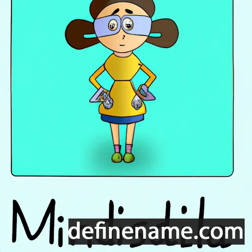 cartoon of the name Milisandia