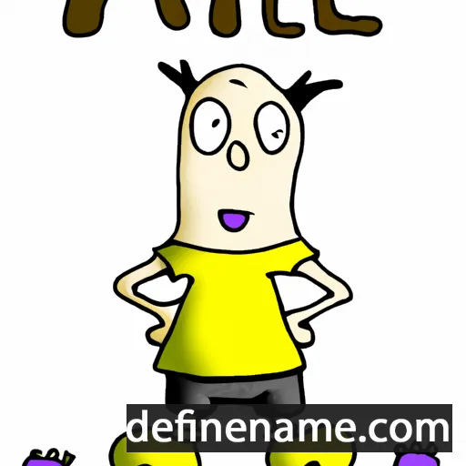 cartoon of the name Miliu