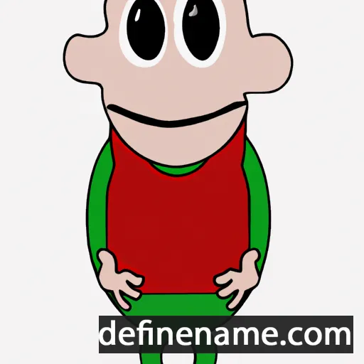 cartoon of the name Millan