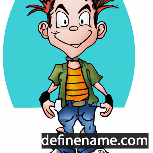 cartoon of the name Millan