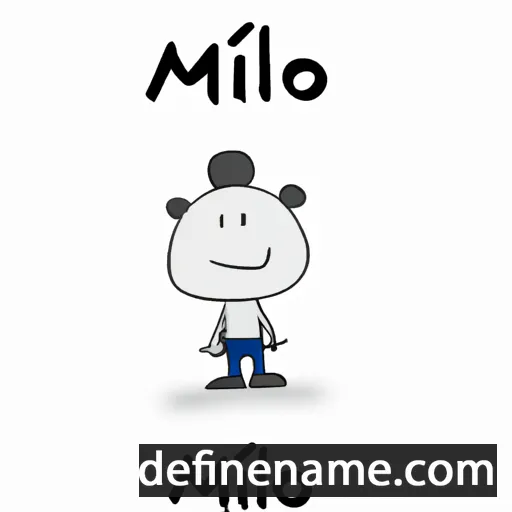 cartoon of the name Millao