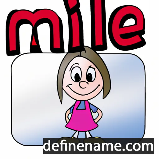 cartoon of the name Mille