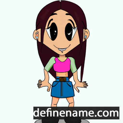 cartoon of the name Milli